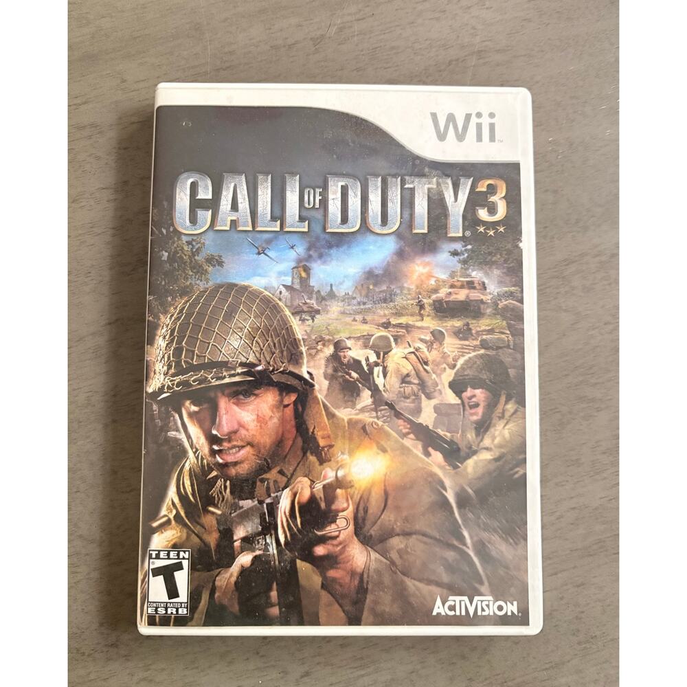 2006 Call of Duty Nintendo wii game
